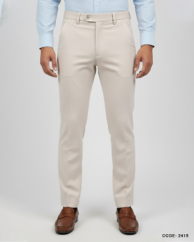 Men's Formal Pant - Off-White
